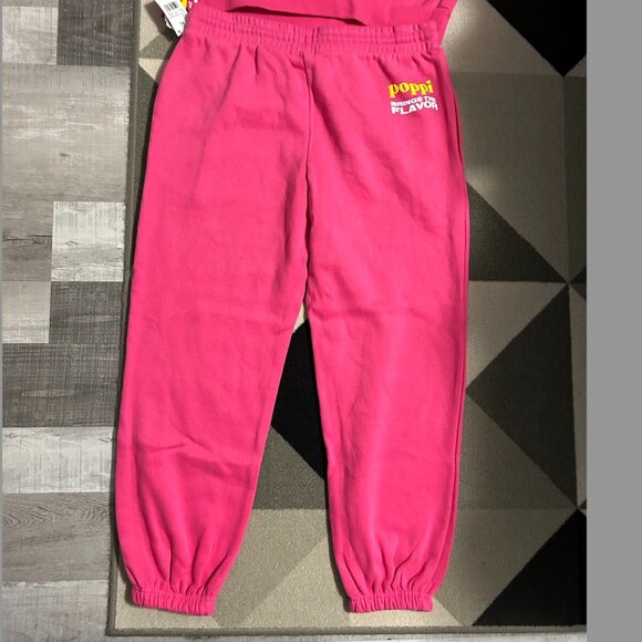 NWT Poppi ⭐️SET⭐️ Pink Joggers and Sweat Shirt Women's Size XL - Picture 14 of 16
